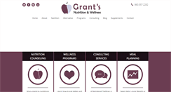 Desktop Screenshot of grantsnutrition.com