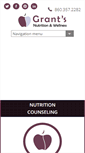 Mobile Screenshot of grantsnutrition.com